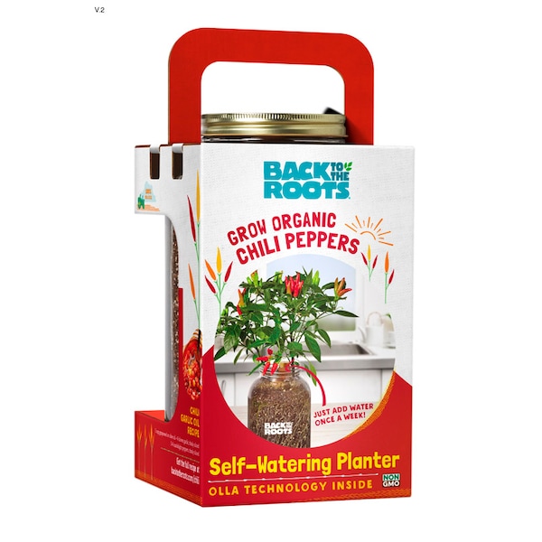 Back To The Roots Back to the Roots Self-Watering Planter Chili Peppers Grow Kit 1 pk 25200 - main